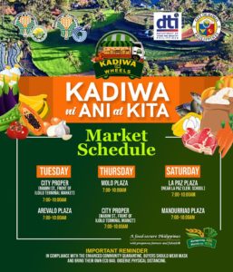 UPDATED: Schedule of 'Kadiwa on Wheels' mobile market