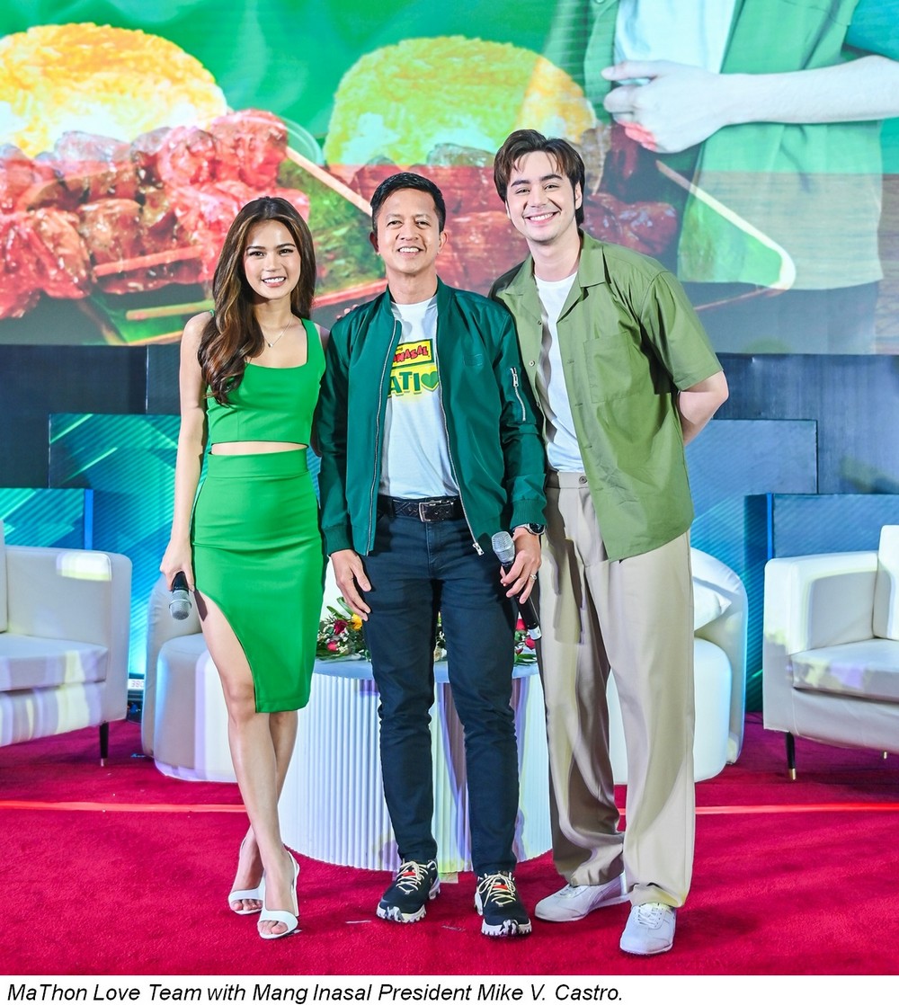 MATHON LOVES MANG INASAL - MaThon Love Team with Mang Inasal President Mike V. Castro