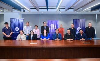 Collaborating for the adaptive restoration of the century-old Quezon Hall or Bulwagang Quezon of the West Visayas State University (WVSU) in Iloilo City. Joining the ceremonial signing of the memorandum of agreement are WVSU’s Dr. Joselito Villaruz, Dr. Peter Ernie Paris, Dr. Porferio Barlas, and SM Foundation and Henry Sy Foundation’s Debbie Sy, Dr. Lydia Echauz, Virginia Yap, Engr. Ramon Gil Macapagal, Carmen Linda Atayde, and Juris Soliman.