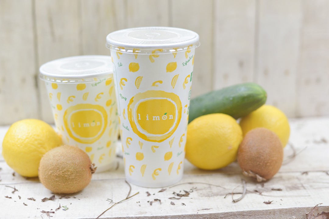 Limon offers lemonade drinks infused with various blends of flavors with fruits like mango, cucumber, kiwi, pear and orange.