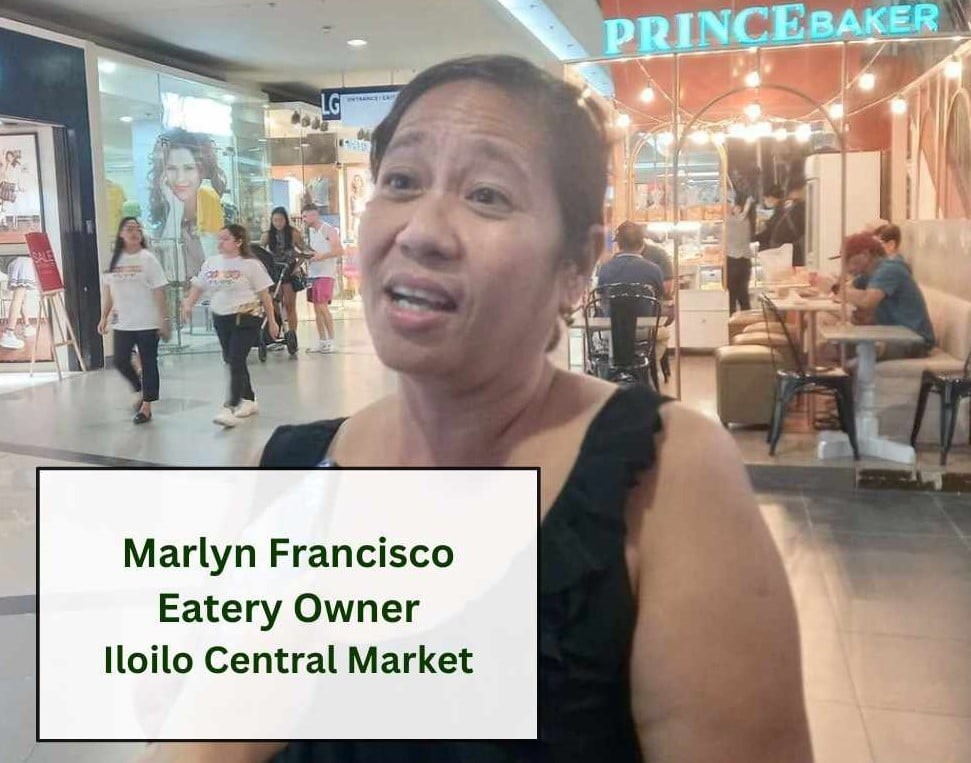 Iloilo Central Market eatery owner Marlyn Francisco