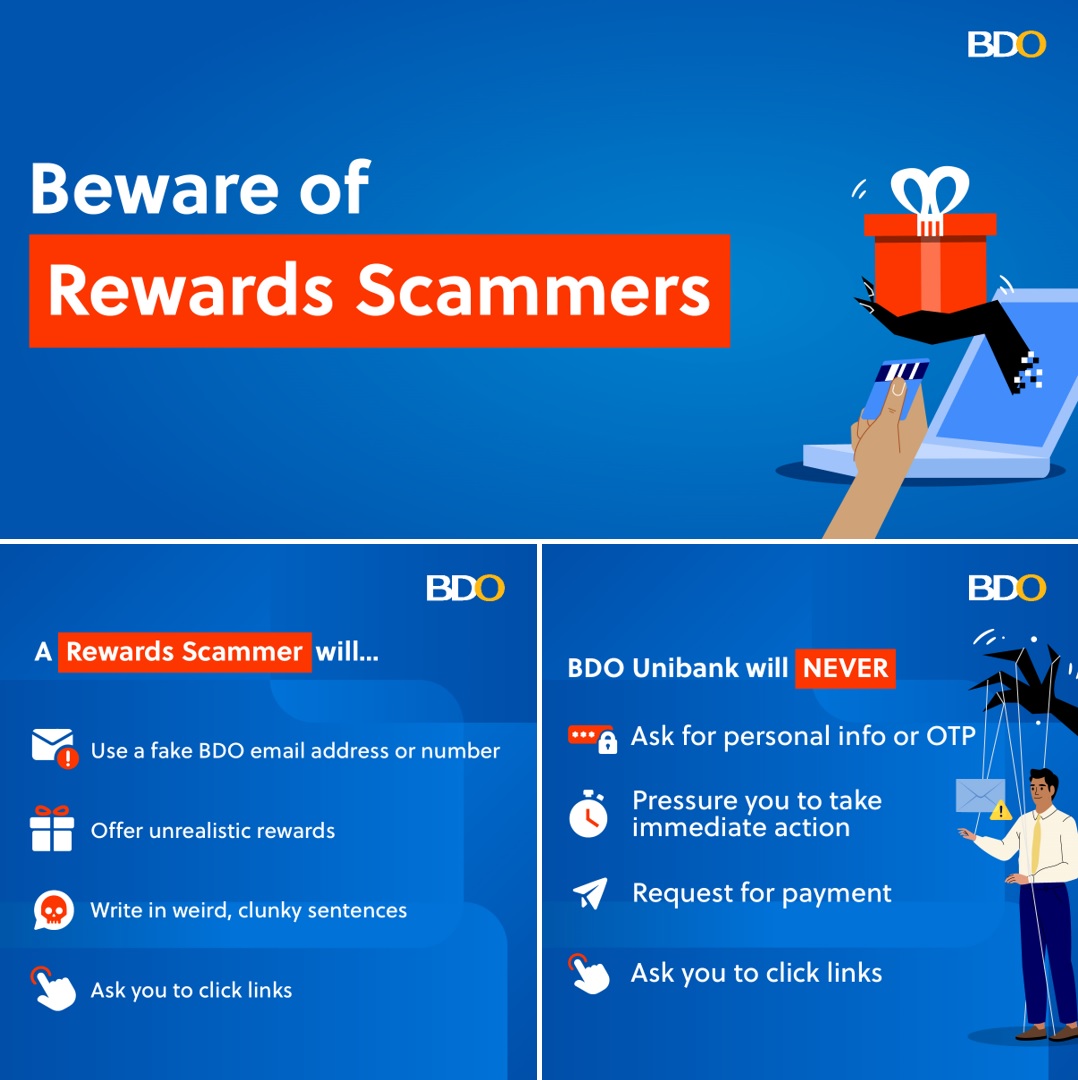 Beware of Rewards Scammers