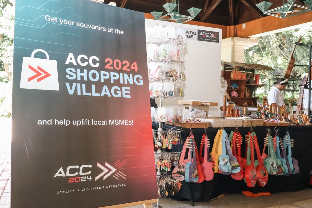 ACC 2024's Shopping Village showcases Cebu's locally made products.