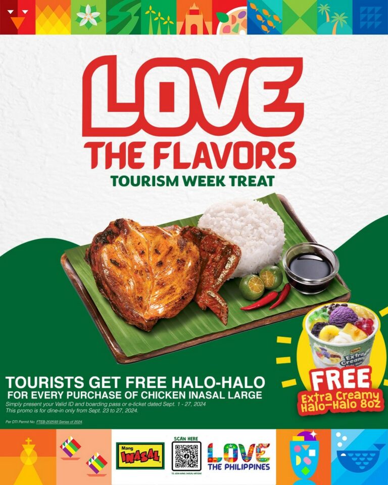 Mang Inasal supports gastronomy tourism through 