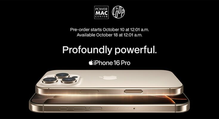 Pre-order iPhone 16 at Power Mac Center