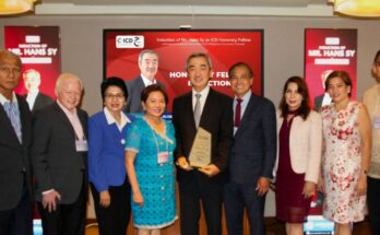 From Left to Right: Senen L. Matoto (ICD Trustee), Amb. Jose L. Cuisia Jr. (ICD Trustee and Honorary Fellow), Tomasa H. Lipana (ICD Trustee), Atty. Benedicta Du-Baladad (ICD Trustee), Hans T. Sy (ICD Honorary Fellow), Atty. Pedro H. Maniego Jr. (ICD Chairman), Imelda Ceniza-Tiongson (ICD Vice Chairperson and Trustee), Ma. Victoria C. Españo (ICD Treasurer and Trustee) and Atty. Jose Tomas C. Syquia (ICD Trustee).