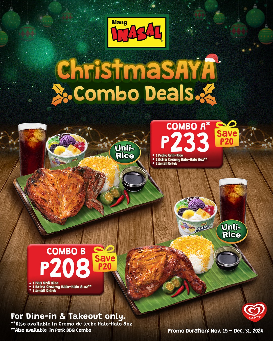 Mang Inasal christmasaya deals