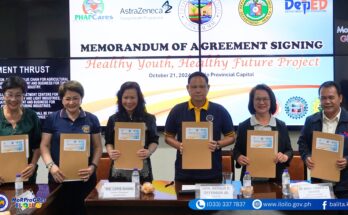 The Iloilo Provincial Government, AstraZeneca Philippines, and PHAPCares Foundation are all pitching in to implement the Healthy Youth, Healthy Future Project