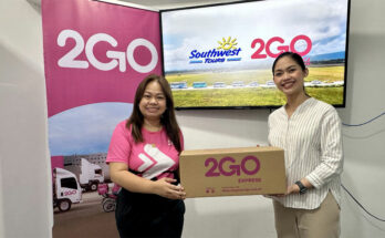 2GO Retail Business Unit Head, Blessie Cruz, closes partnership with Southwest Travel and Tours General Manager, Celeen Denise Sazon